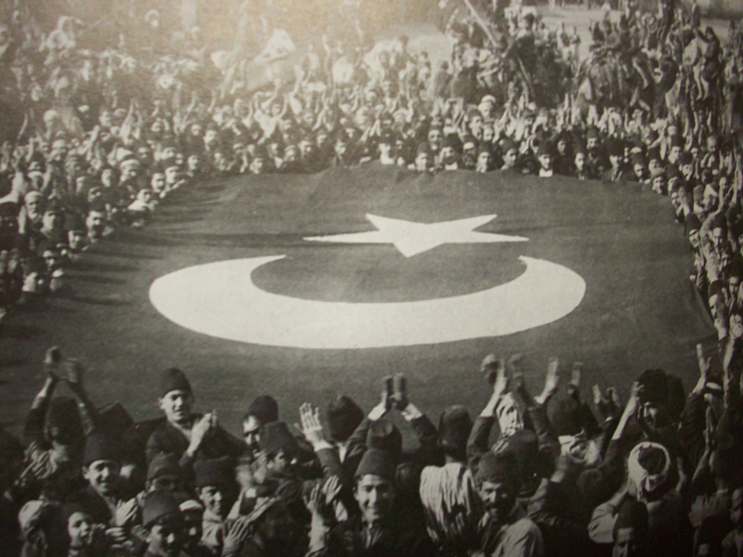 Citizens celebrating independence