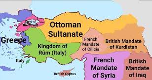 Map of Turkish War of Independence